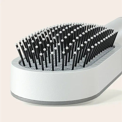 3D Air Cushion Hair Brush – Oval Paddle Detangling Brush for Wet & Dry Hair, Pain-Free Scalp Massage, Anti-Breakage, Non-Slip Handle, All Hair Types – Colour Options & Wall-Mounted Storage Sets