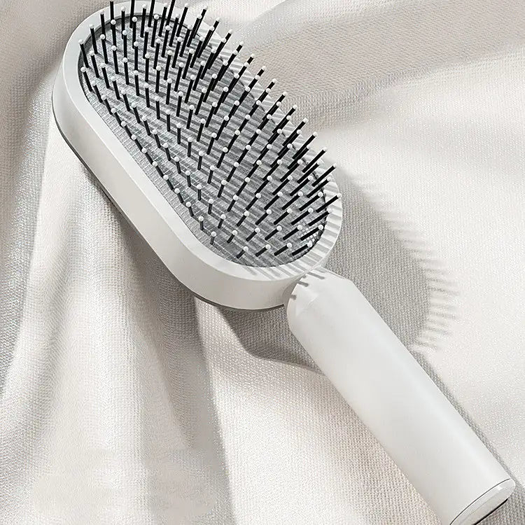3D Air Cushion Hair Brush – Oval Paddle Detangling Brush for Wet & Dry Hair, Pain-Free Scalp Massage, Anti-Breakage, Non-Slip Handle, All Hair Types – Colour Options & Wall-Mounted Storage Sets
