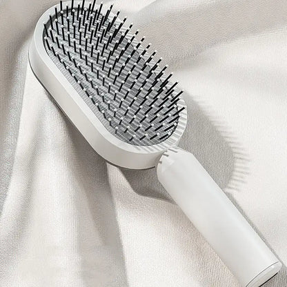 3D Air Cushion Hair Brush – Oval Paddle Detangling Brush for Wet & Dry Hair, Pain-Free Scalp Massage, Anti-Breakage, Non-Slip Handle, All Hair Types – Colour Options & Wall-Mounted Storage Sets
